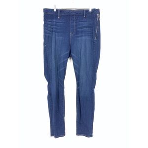 Good American Sz 18 Side Zip Denim Skinny Jeans